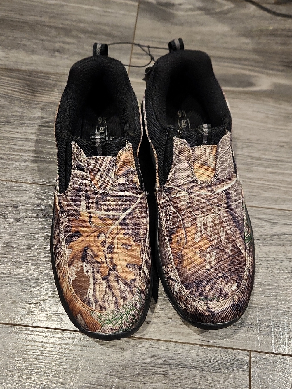 NWT George Memory Foam Realtree Camouflage Slip-On Men's Loafers Sz 9 1/2